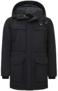 Enos Parka Jas Lange Parka Jas Capuchon