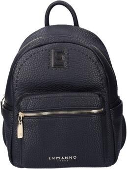 Ermanno Scervino Zwarte Logo Voorrits Rugzak Black Dames - Foto 4