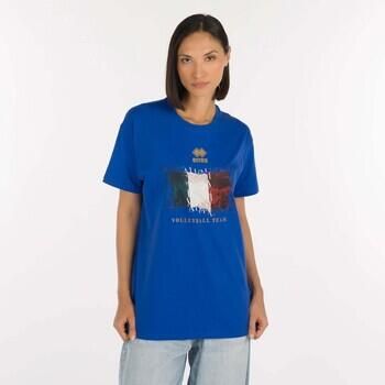 Errea T-shirt Korte Mouw Naz. Italia Volley T-Shirt Ita Er 04 Mc Ad
