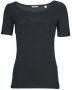 Esprit T shirt met fonkelende glinstersteentje logo op borsthoogte - Thumbnail 1