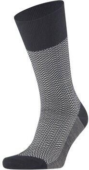 Falke Socks Airport Herringstripe Sok Zwart