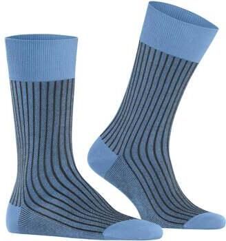Falke Blauwe Oxford Sokken Blue Heren