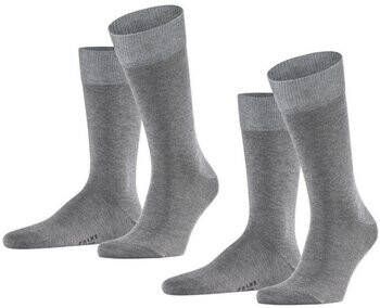 Falke Socks Happy Sokken 2 Paar Grijs Melange