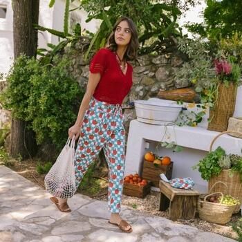 Favorite People Broek Calças La Cantina Multi
