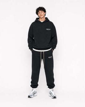 Fear Of God Broek Essentials (FW24) Fleece Sweatpants Black