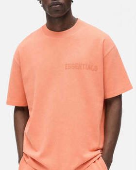 Fear Of God T-shirt Korte Mouw Essentials (PF22) T-Shirt Coral