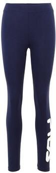 Fila Blauwe Leggings met Elastische Tailleband en Print Blue Dames