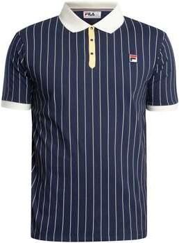 Fila Polo Shirt Korte Mouw BB1 Classic Vintage Gestreept Poloshirt