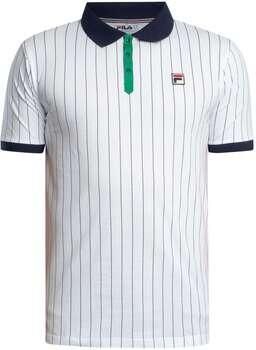 Fila Polo Shirt Korte Mouw BB1 Classic Striped Polo Shirt White Green Navy - Foto 2