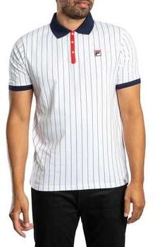 Fila Polo Shirt Korte Mouw Klassiek vintage gestreept poloshirt