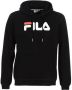 Fila Zwarte Kangaroo Hoodie Heren Sweatshirt Black Heren - Thumbnail 1