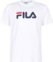Fila Zachte katoenen T-shirt met klassieke ronde hals Wit Heren - Thumbnail 1