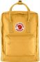Fjällräven Oker Stoffen Rugzak met Meerdere Zakken Yellow Unisex - Thumbnail 1