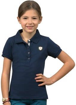 Flags&Cup Polo Shirt Korte Mouw Flags&Cup Polo équitation fille Uripa