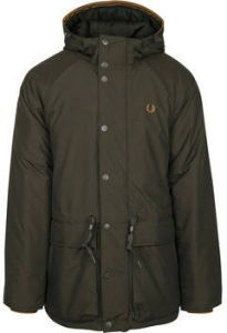 Fred Perry Blazer Padded Jas Donkergroen