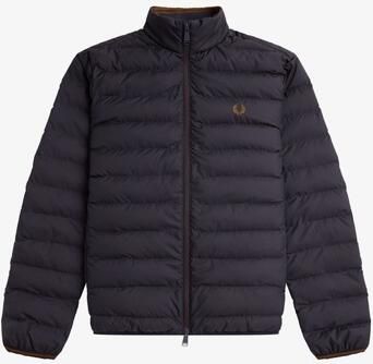 Fred Perry Marineblauwe Logo Puffer Jas Blue Heren - Foto 2