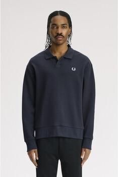 Fred Perry Fleece Jack Waffle Jersey Sweatshirt