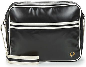 Fred Perry Aktetas met Verstelbare Band en Ritssluiting Black