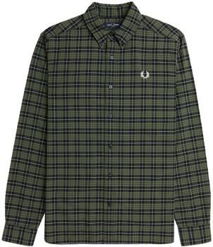 Fred Perry Overhemd Lange Mouw Fp Tartan Oxford Shirt