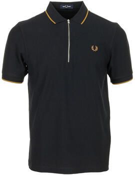 Fred Perry Polo Shirt Korte Mouw Crepe Pique Polo Shirt