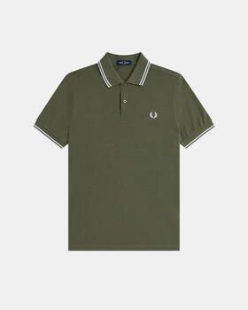 Fred Perry Polo Shirt Korte Mouw Twin Tipped