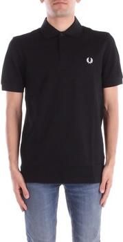 Fred Perry Core Short Sleeve Polo Shirt Black- Heren Black - Foto 3