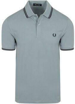 Fred Perry Polo Shirt Korte Mouw Polo Twin Tipped M3600 Blauw Z56 - Foto 2