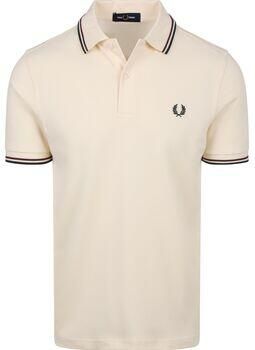 Fred Perry Polo Shirt Korte Mouw Polo Twin Tipped M3600 Ecru 84A