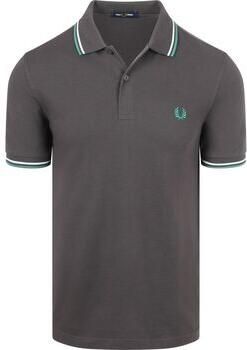 Fred Perry Polo Shirt Korte Mouw Polo Twin Tipped M3600 Grijs 85B