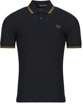 Fred Perry Polo Shirt Korte Mouw Twin Tipped Polo Shirt Black Shaded - Foto 3