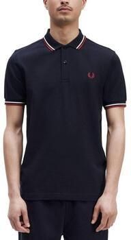 Fred Perry Polo Shirt Korte Mouw Polo Twin Tipped M3600 Zwart W54 - Foto 2