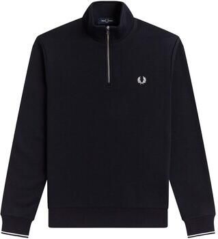 FRED PERRY Heren Truien & Vesten Half Zip Sweatshirt Donkerblauw