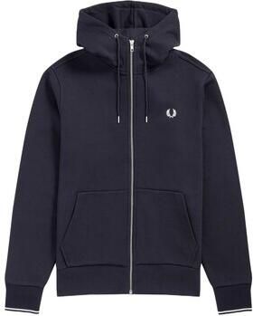 FRED PERRY Heren Truien & Vesten Hooded Zip Through Sweatshirt Donkerblauw