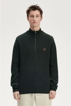 Fred Perry Sweater Fp Textured Half Zip Jumper