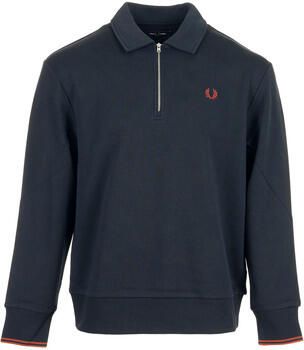 Fred Perry Sweater Half Zip Collared Sweatshirt
