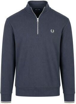 Fred Perry Sweater Half Zip Trui Donkerblauw