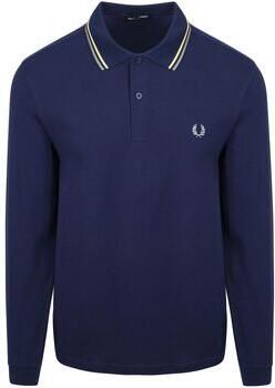 Fred Perry Sweater Longsleeve Polo Navy 48A