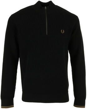 Fred Perry Sweater Waffle Stitch Half ZipJumper