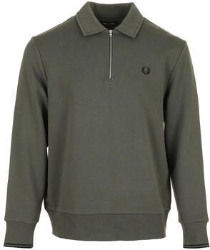 Fred Perry Sweaters Half Zip Collared Sweatshirt
