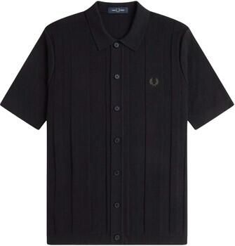 Fred Perry T-shirt Fp Button Through Ss Shirt