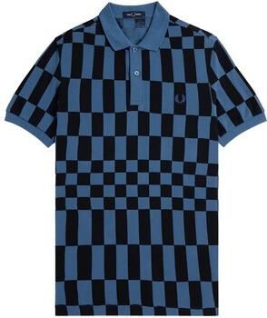 Fred Perry T-shirt Fp Chequerboard Print Fp Shirt
