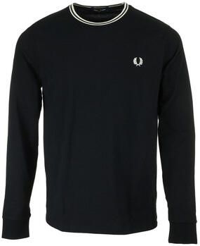 Fred Perry T-shirt Korte Mouw Long Sleeve Twin Tipped Tee Shirt