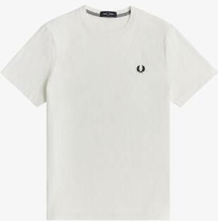 Fred Perry Elegante Katoenen T-shirt met Laurel Logo White Heren - Foto 2