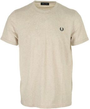 FRED PERRY Heren Polo's & T-shirts Ringer T-shirt Beige - Foto 5