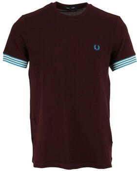 Fred Perry T-shirt Korte Mouw Striped Cuff