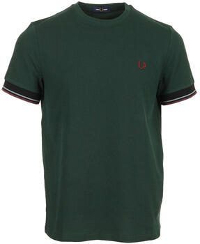 Fred Perry T-shirt Korte Mouw Twin Tipped Cuff