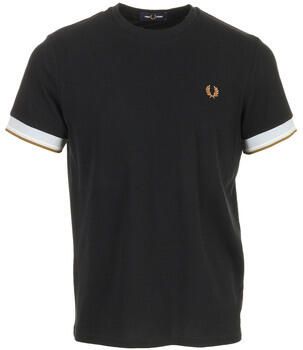 Fred Perry T-shirt Korte Mouw Twin Tipped Cuff