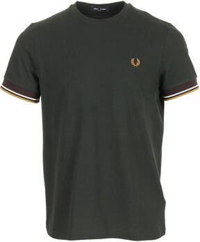 Fred Perry T-shirt Korte Mouw Twin Tipped Cuff