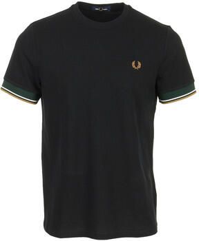 Fred Perry T-shirt Korte Mouw Twin Tipped Cuff