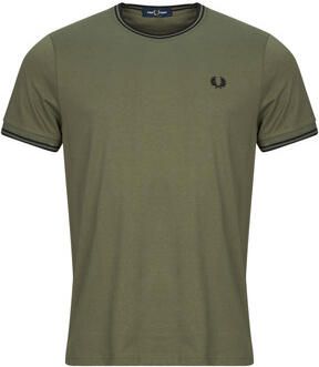 Fred Perry T-shirt Korte Mouw TWIN TIPPED T-SHIRT